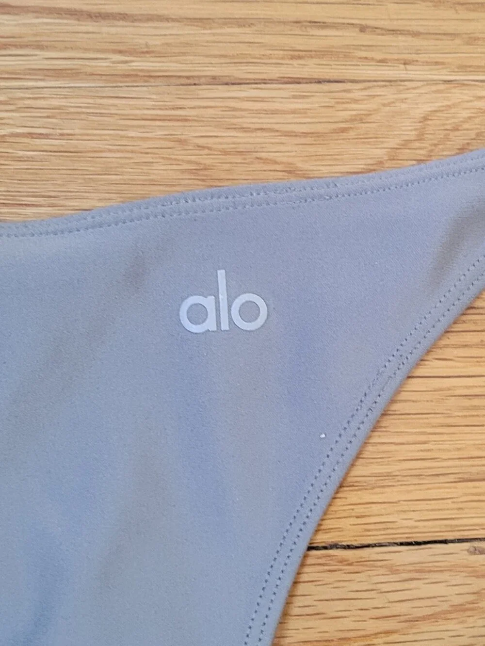 ALO YOGA AIRLIFT BARRE BODYSUIT IN STERLING